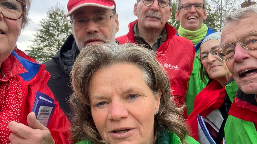 Ons campagneteam in actie in Ter Borch
