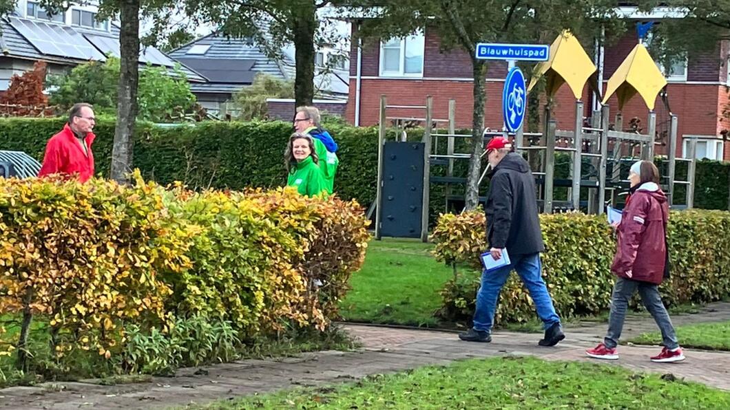 Ons campagneteam in actie in Ter Borch