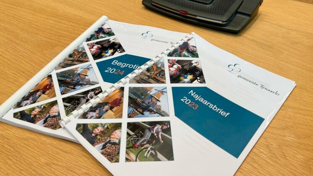 Twee mappen. Een voor de begroting van 2024 en een van de najaarsbrief 2023