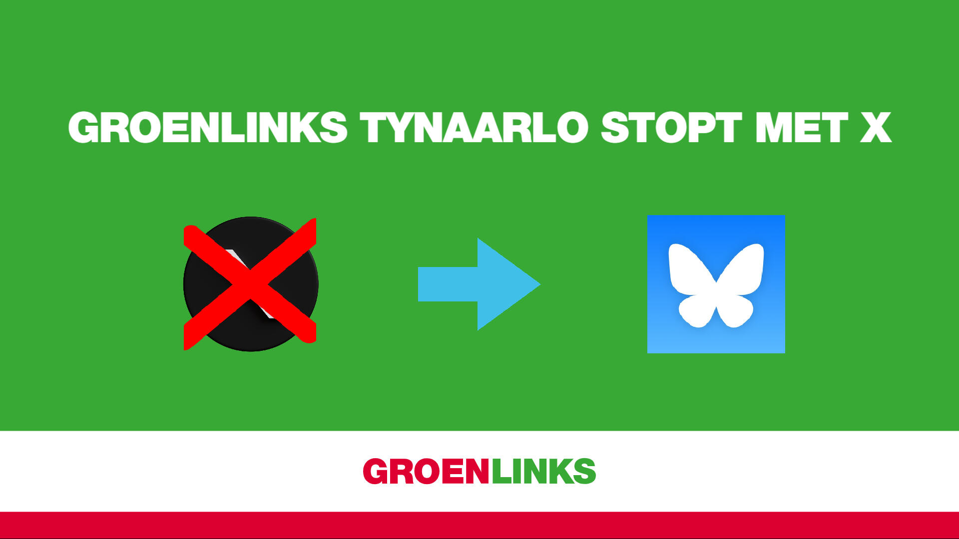 GroenLinks stopt met Twitter (X)