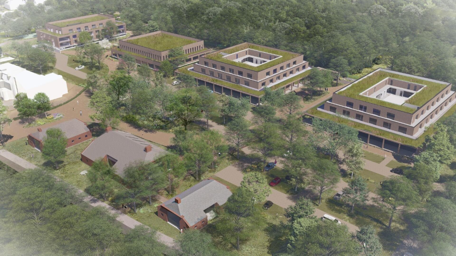 Een afbeelding van het centrumplan van Zuidlaren